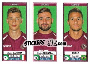 Figurina Davide Marsura / Enrico Brignola / Murilo - Calciatori 2019-2020 - Panini