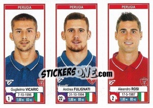 Sticker Guglielmo Vicario / Andrea Fulignati / Aleandro Rosi - Calciatori 2019-2020 - Panini