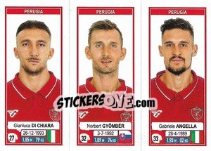 Cromo Gianluca Di Chiara / Norbert Gyömbér / Gabriele Angella - Calciatori 2019-2020 - Panini