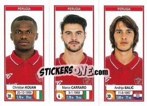 Cromo Christian Kouan / Marco Carraro / Andrija Balic