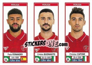 Sticker Paolo Fernandes / Cristian Buonaiuto / Christian Capone - Calciatori 2019-2020 n. 685 - Panini