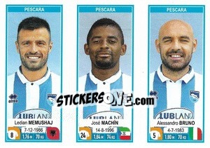 Sticker Ledian Memushaj / José Machín / Alessandro Bruno - Calciatori 2019-2020 - Panini