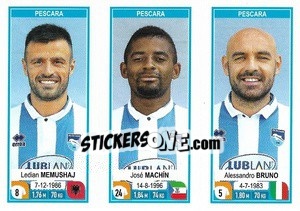 Cromo Ledian Memushaj / José Machín / Alessandro Bruno - Calciatori 2019-2020 - Panini