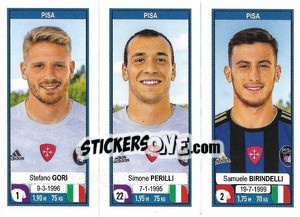 Sticker Stefano Gori / Simone Perilli / Samuele Birindelli - Calciatori 2019-2020 n. 696 - Panini