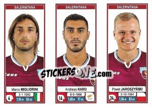 Sticker Marco Migliorini - Andreas Karo - Paweł Jaroszyński - Calciatori 2019-2020 - Panini