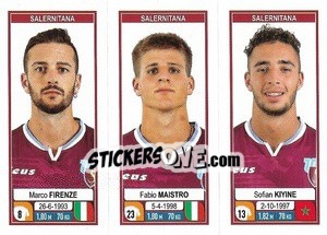 Figurina Marco Firenze / Fabio Maistro / Sofian Kiyine - Calciatori 2019-2020 - Panini