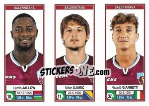 Sticker Lamin Jallow - Milan Djuric - Niccolò Giannetti - Calciatori 2019-2020 - Panini