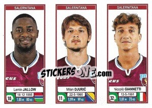 Figurina Lamin Jallow - Milan Djuric - Niccolò Giannetti - Calciatori 2019-2020 - Panini