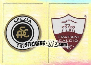 Figurina Scudetto Spezia - Trapani - Calciatori 2019-2020 - Panini