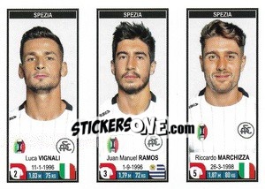 Sticker Luca Vignali / Juan Manuel Ramos / Riccardo Marchizza - Calciatori 2019-2020 - Panini