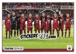 Cromo Squadra Trapani - Calciatori 2019-2020 - Panini