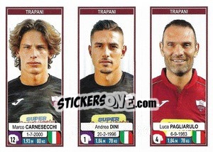 Sticker Marco Carnesecchi / Andrea Dini / Luca Pagliarulo