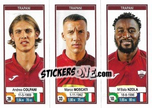 Sticker Andrea Colpani / Marco Moscati / M'Bala Nzola - Calciatori 2019-2020 - Panini