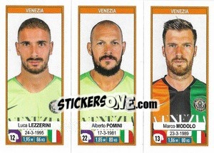 Sticker Luca Lezzerini / Alberto Pomini / Marco Modolo - Calciatori 2019-2020 n. 734 - Panini