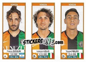 Sticker Franco Zuculini / Lorenzo Lollo / Youssef Maleh - Calciatori 2019-2020 n. 737 - Panini