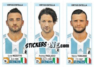 Sticker Luca Nizzetto / Andrea Paolucci / Marco Toscano - Calciatori 2019-2020 n. 744 - Panini
