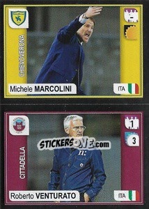 Sticker Marcolini (ChievoVerona) / Venturato (Cittadella) - Calciatori 2019-2020 - Panini