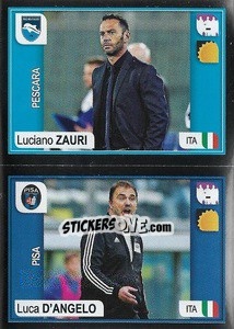 Figurina Zauri (Pescara) / D'Angelo (Pisa) - Calciatori 2019-2020 - Panini