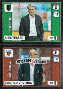 Sticker Tesser (Pordenone) / Ventura (Salernitana)