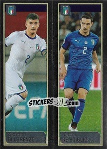 Figurina Giovanni Di Lorenzo / Mattia De Sciglio - Calciatori 2019-2020 - Panini