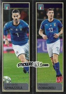 Sticker Leonardo Spinazzola / Alessio Romagnoli - Calciatori 2019-2020 - Panini