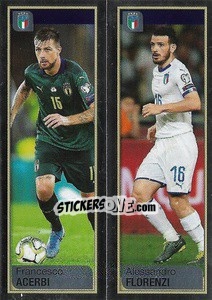 Sticker Francesco Acerbi / Alessandro Florenzi - Calciatori 2019-2020 n. 772 - Panini