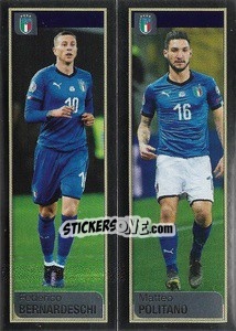 Sticker Federico Bernardeschi / Matteo Politano - Calciatori 2019-2020 - Panini