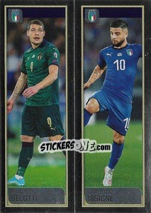 Sticker Andrea Belotti / Lorenzo Insigne - Calciatori 2019-2020 n. 779 - Panini