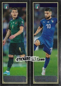 Cromo Andrea Belotti / Lorenzo Insigne - Calciatori 2019-2020 - Panini