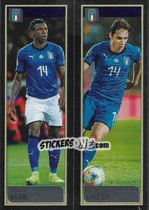 Sticker Moise Kean / Federico Chiesa - Calciatori 2019-2020 - Panini