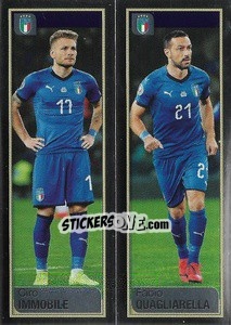 Sticker Ciro Immobile / Fabio Quagliarella - Calciatori 2019-2020 n. 781 - Panini