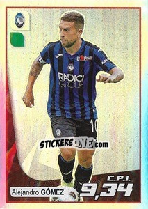 Cromo Alejandro Gómez (Atalanta) - Calciatori 2019-2020 - Panini