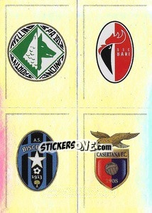 Sticker Scudetto Avellino - Bari - Bisceglie - Casertana
