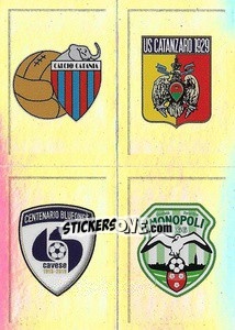 Sticker Scudetto Catania - Catanzaro - Cavese - Monopoli