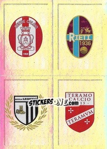 Sticker Scudetto Rende - Rieti - Sicula Leonzio - Teramo - Calciatori 2019-2020 n. 826 - Panini