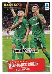 Sticker Franck Ribéry Classe senza età - Calciatori 2019-2020 n. C5 - Panini