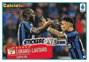 Sticker Lukaku / Lautaro Martinez - Calciatori 2019-2020 n. C6 - Panini
