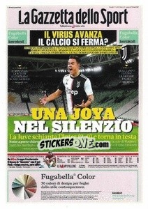 Sticker Gazzetta - Una Joya Nel Silenzio