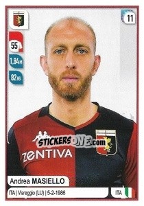Sticker Andrea Masiello - Calciatori 2019-2020 - Panini