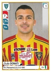 Cromo Giulio Donati - Calciatori 2019-2020 - Panini