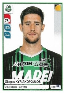 Sticker Giorgos Kyriakopoulos - Calciatori 2019-2020 n. M40 - Panini