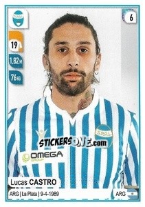 Figurina Lucas Castro - Calciatori 2019-2020 - Panini