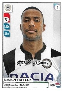 Figurina Marvin Zeegelaar - Calciatori 2019-2020 - Panini