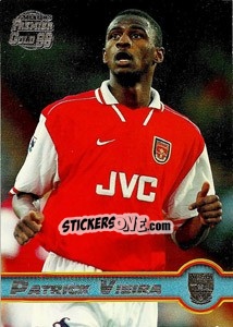 Cromo Patrick Vieira - Premier Gold 1997-1998 - Merlin