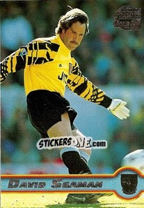 Sticker David Seaman - Premier Gold 1997-1998 n. 6 - Merlin