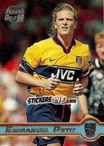 Sticker Emmanuel Petit - Premier Gold 1997-1998 n. 8 - Merlin