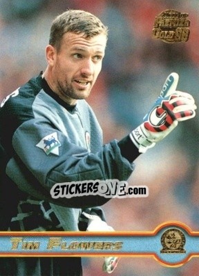 Sticker Tim Flowers - Premier Gold 1997-1998 - Merlin