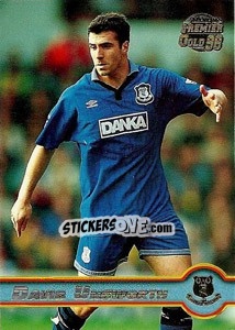 Sticker David Unsworth - Premier Gold 1997-1998 n. 74 - Merlin