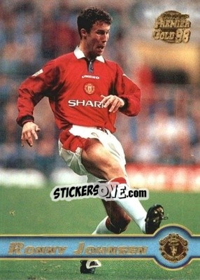 Sticker Ronny Johnsen - Premier Gold 1997-1998 n. 102 - Merlin