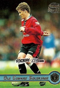Sticker Ole Gunnar Solskjaer - Premier Gold 1997-1998 n. 105 - Merlin